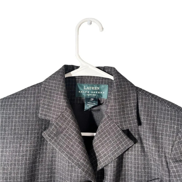 Lauren Ralph Lauren Size 2P Wool Suit Jacket - Picture 3 of 4